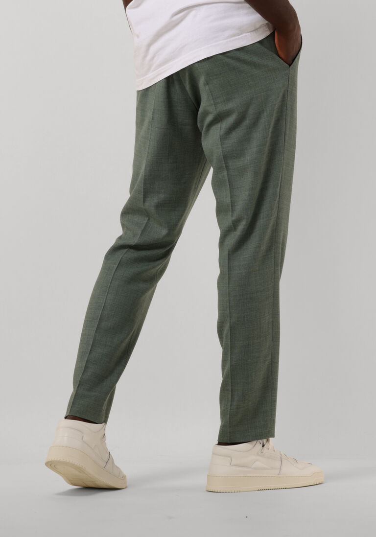 SELECTED HOMME groene selected homme pantalon slhslim-oasis linen trs