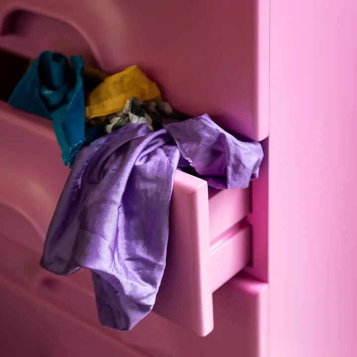 HKliving - Kommode mit 2 Schubladen, blush
