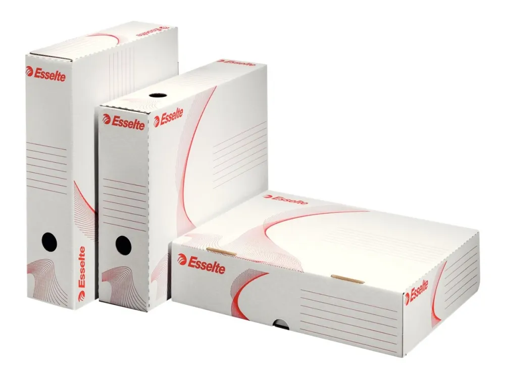 Arkivæske Esselte FSC® horisontal 80 mm - 10 stk.