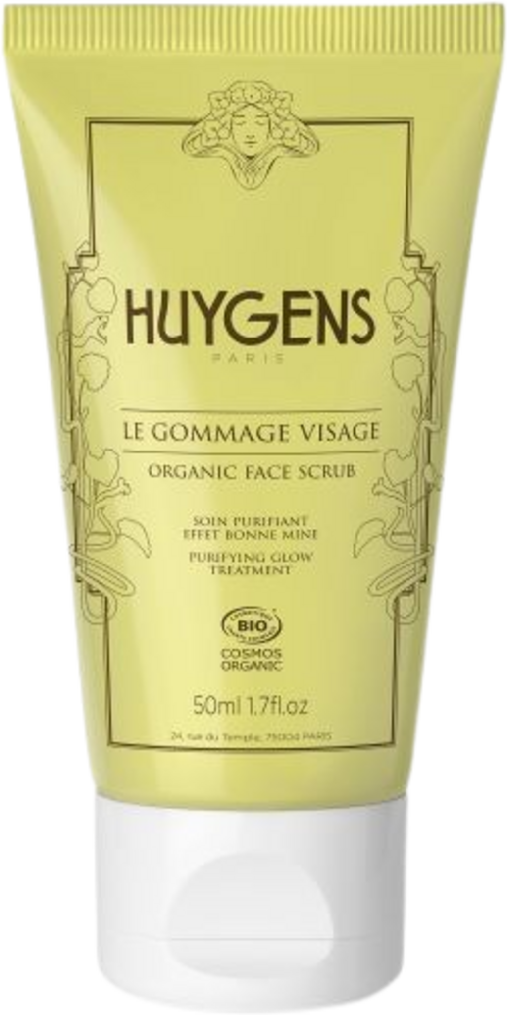 HUYGENS Paris  Organic Face Scrub, 50 ml