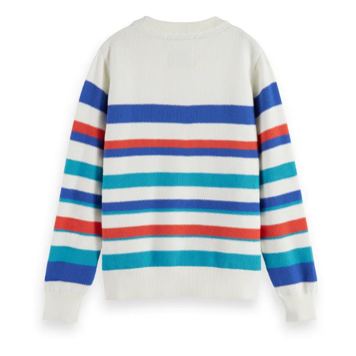 Scotch & Soda Pull Rayures | Blanc