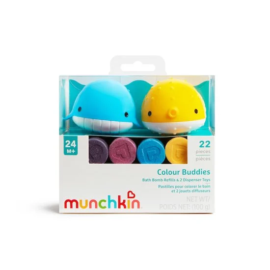 20 pastilles pour colorer le bain + 2 jouets de bain   de               Munchkin