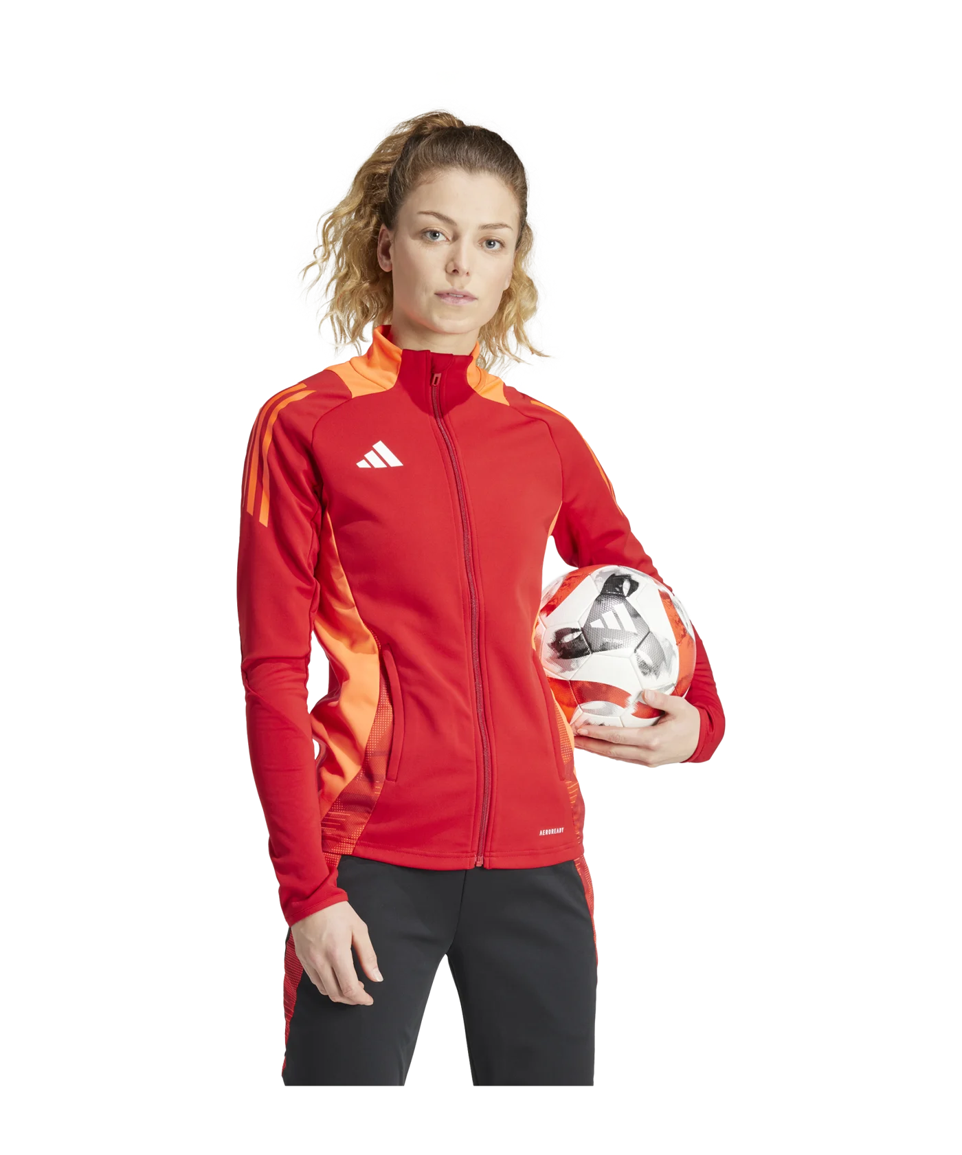 adidas Tiro 24 Competition Trainingsjacke Damen Rot