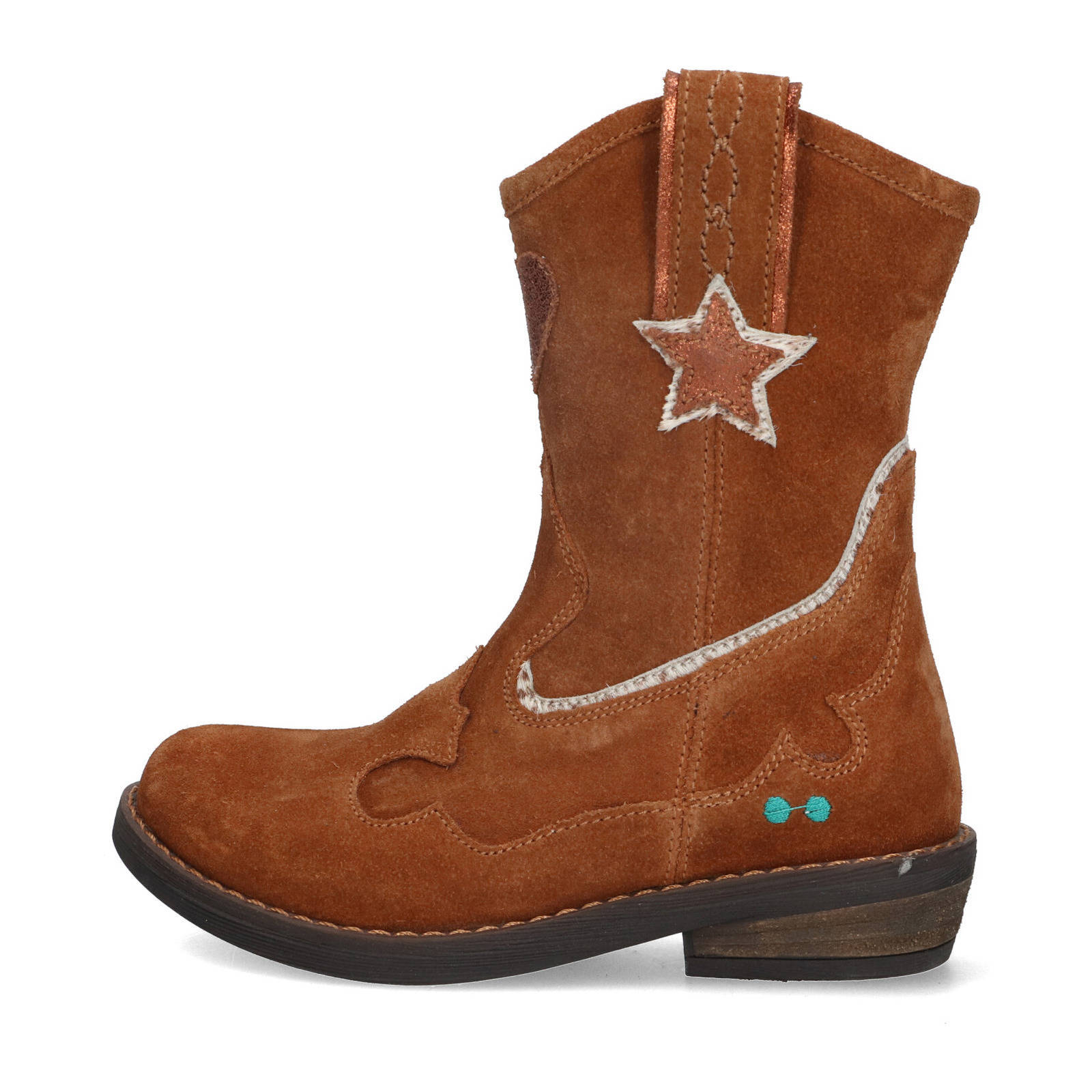 BunniesJR Roxy Rodeo  suède cowboylaarzen cognac