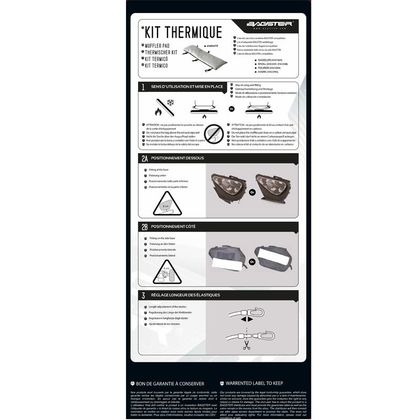 Protection échappement Bagster - Kit Thermique pour sacoches Universel