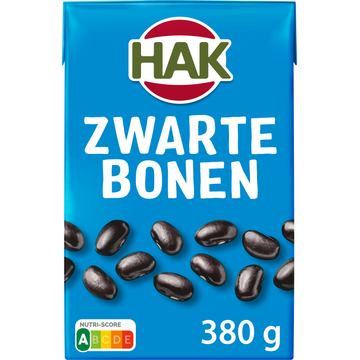 HAK Zwarte Bonen 380g
