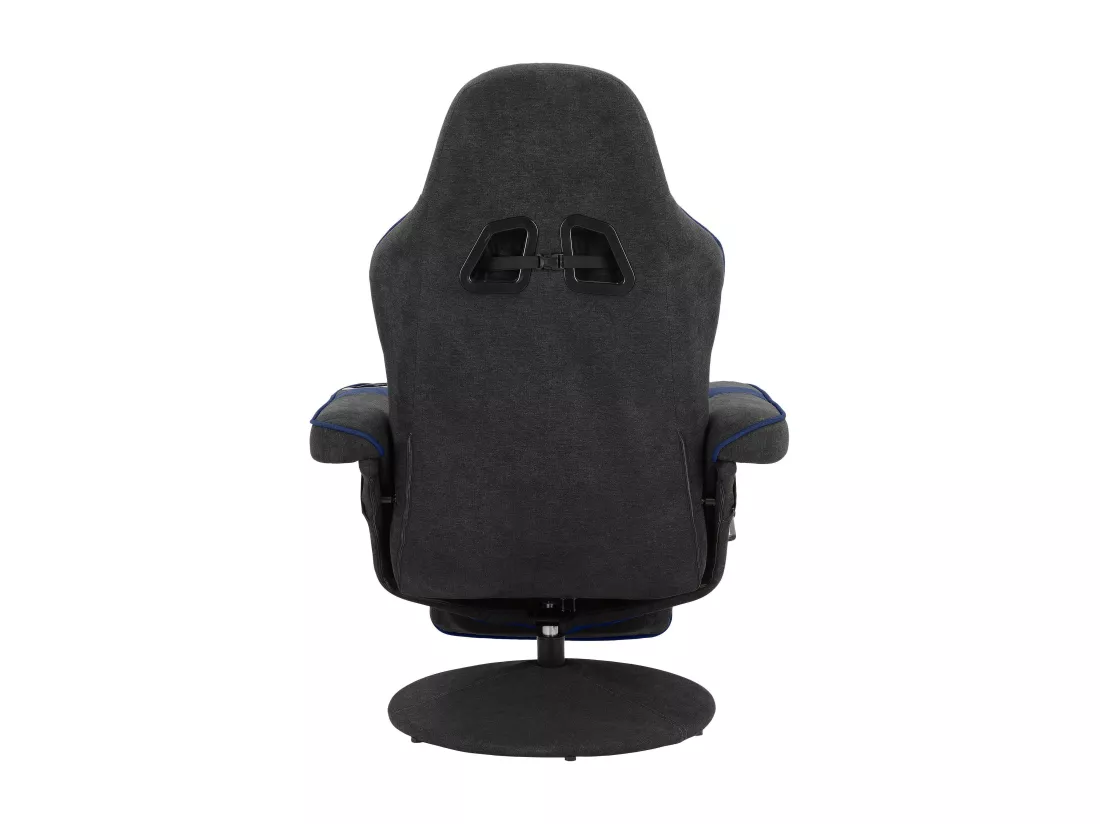 Junker | Gamer Recliner Manuel en tissu bleu