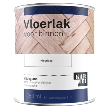 KARWEI vloerlak zijdeglans kleurloos 750 ml