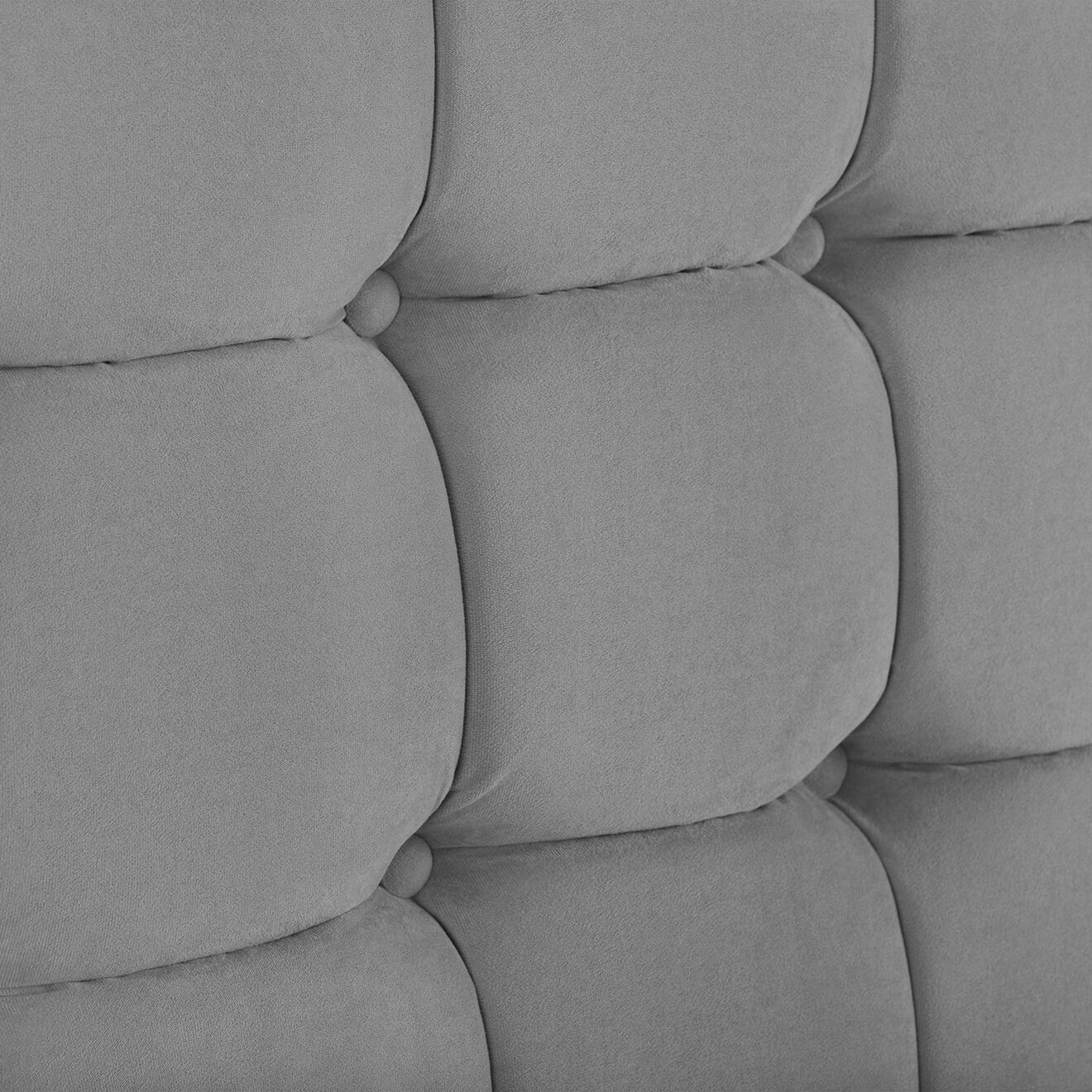 Kooko Home Tête de lit Ré gris clair - 180x120 cm