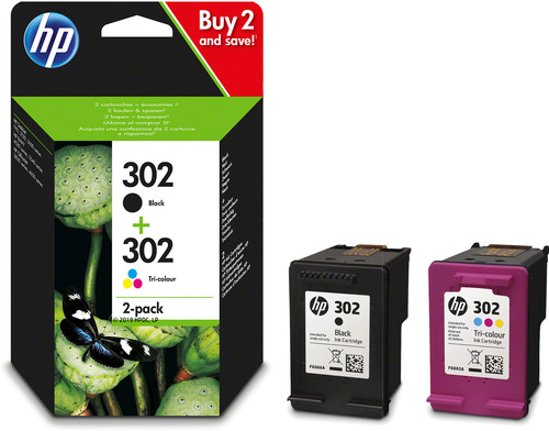 HP 302 Cartridges Combo Pack