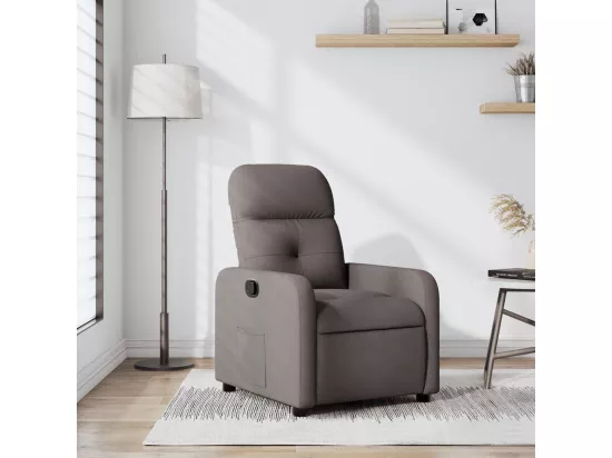 Fauteuil inclinable Taupe Tissu