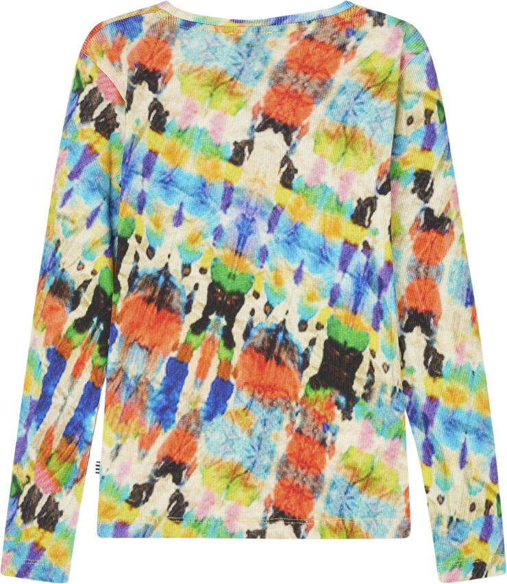 Mads Nørgaard - Copenhagen 2x2 Cotton AOP Talino Tee L/S Blur fleur aop/lemon zest