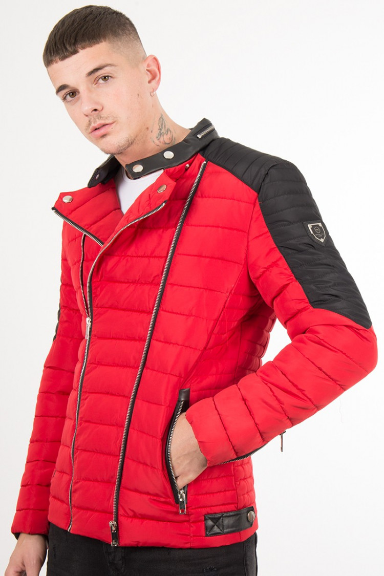 Veste Matelassé rouge