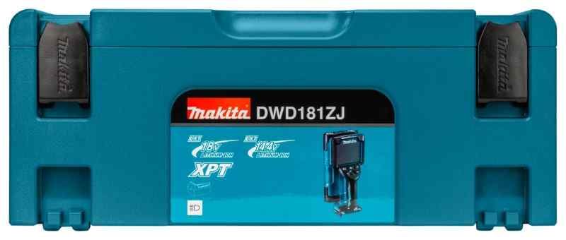 Makita DWD181ZJ 14.4/18V Li-ion accu muurscanner body in Mbox