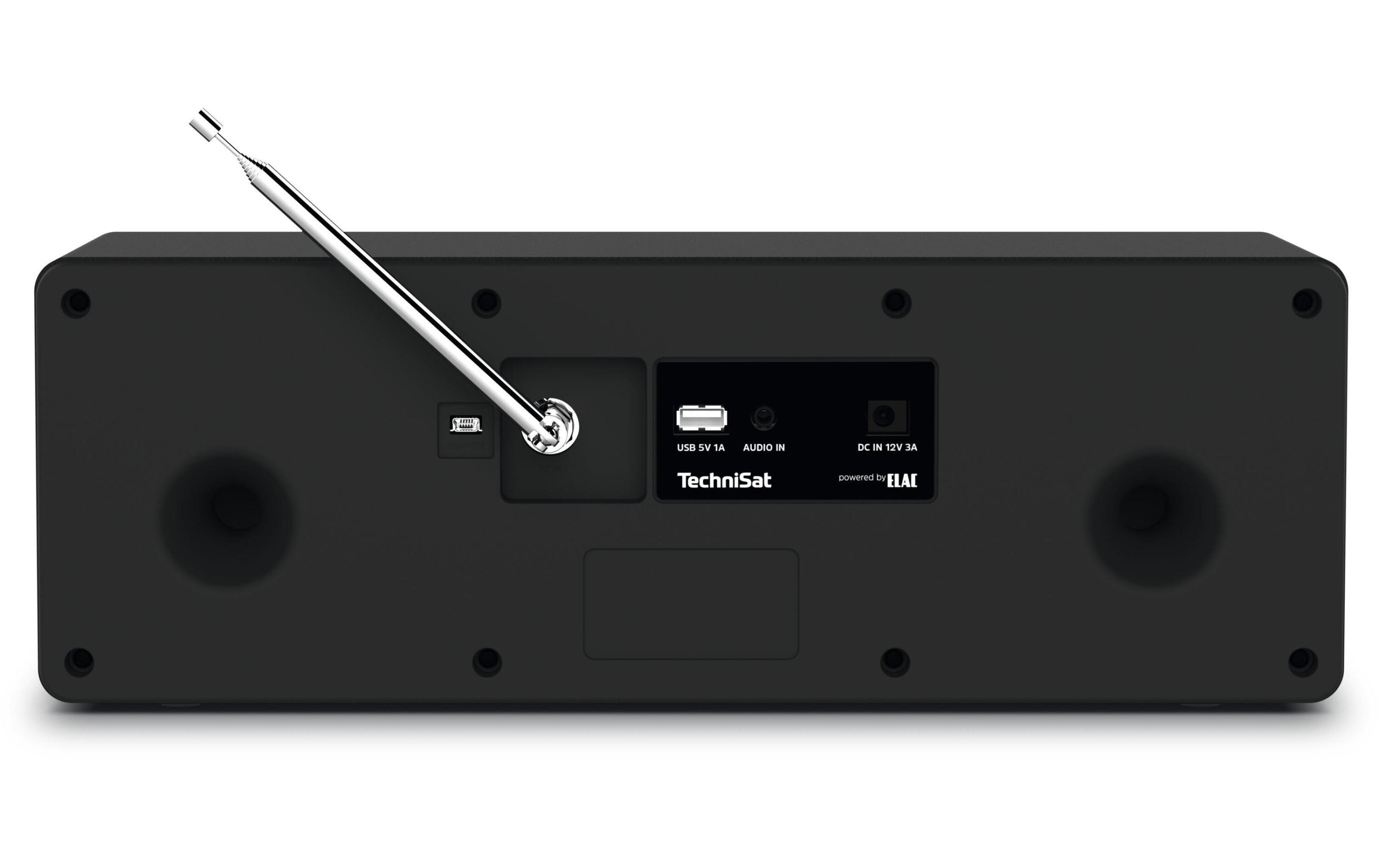DigitRadio 3 Schwarz-Silber<br>DAB+/UKW/CD-Stereoradio mit Bluetooth-Audiostreaming