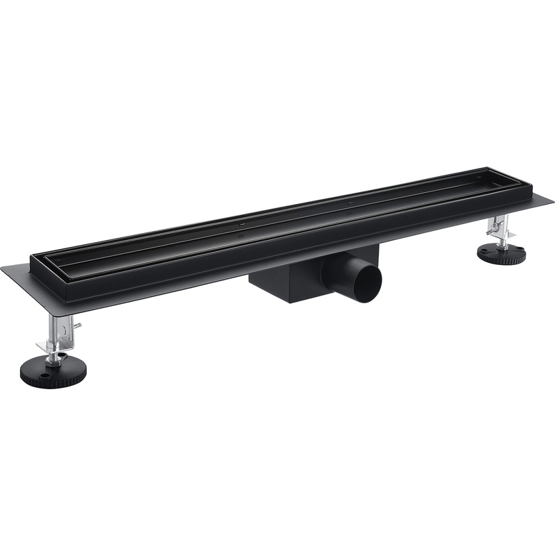 Dynamic Way douchegoot RVS met flens 700x70mm