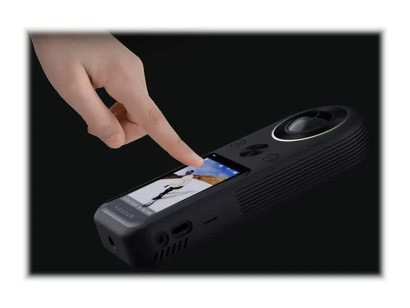 Kandao QooCam 8K Enterprise - 360° action-kamera - 8K / 30 fps - 20.0 MP - flash 64 GB - Wireless LAN - sort