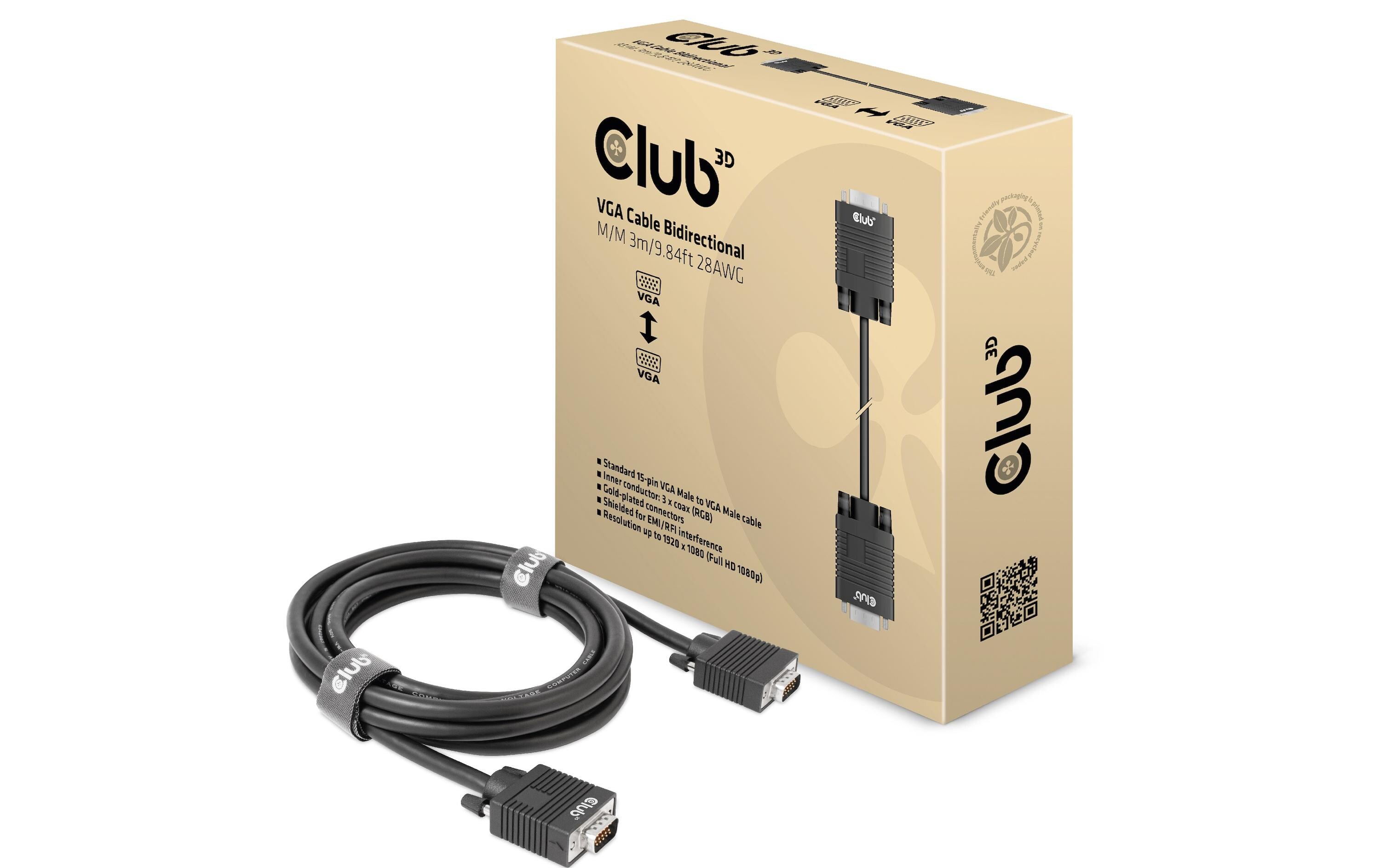 Kabel CAC-1703 VGA - VGA, 3 mBidirektionales VGA-Kabel