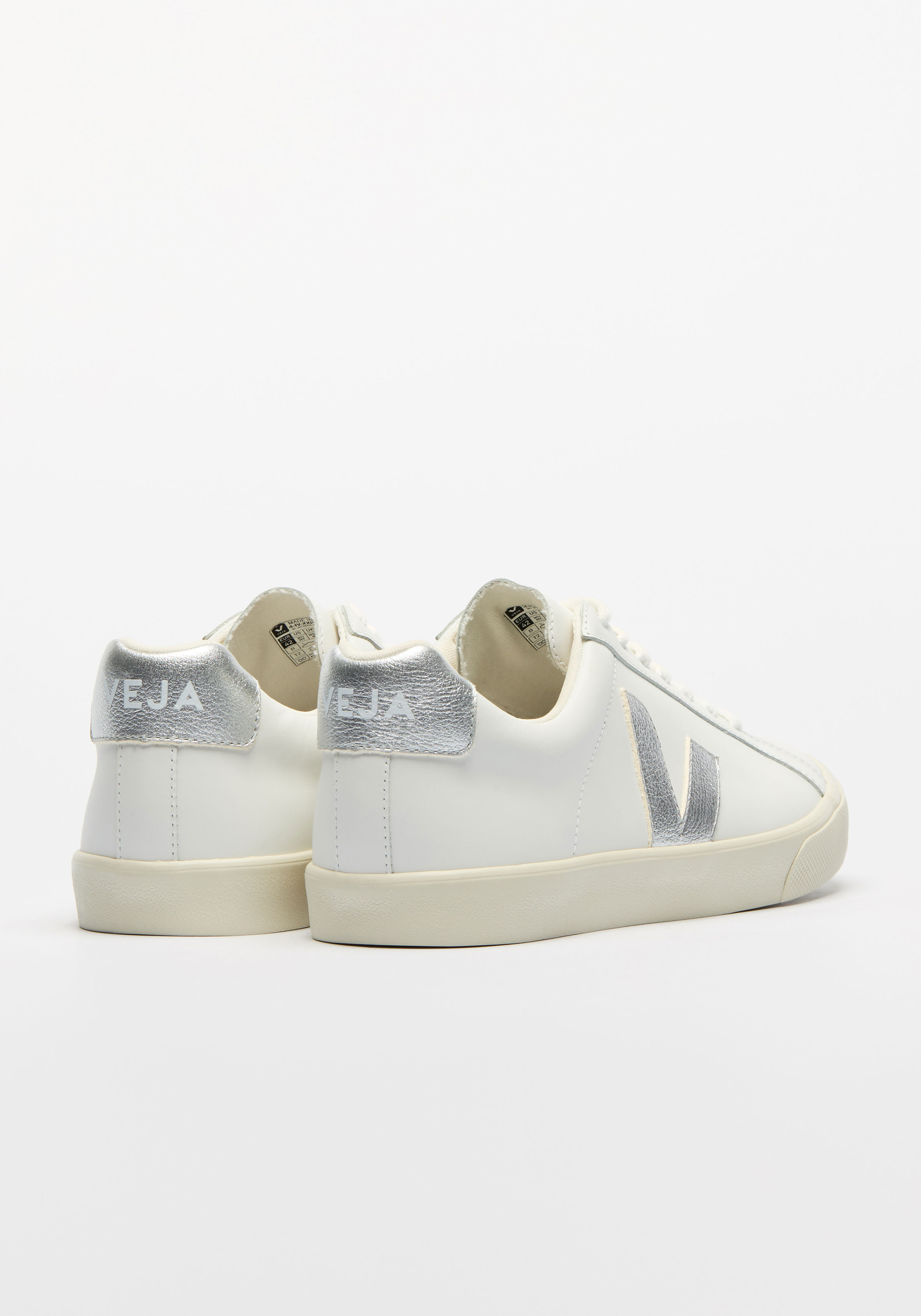 Veja Sneaker Esplar Leather Extra White Silver