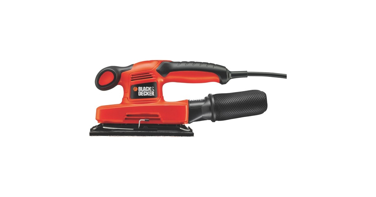 BLACK+DECKERVlakschuurmachine KA320EKA  (Oranje, Incl. Transportkoffer, Retail)