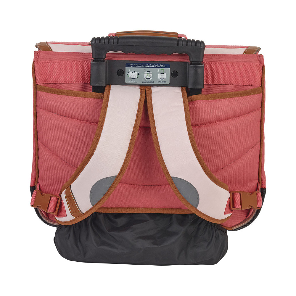 Cartable trolley Adriana rose