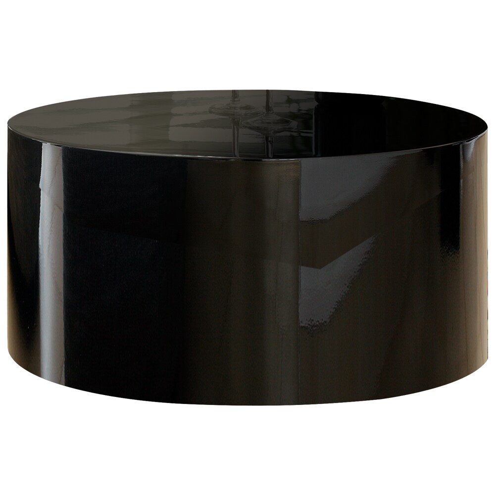 Couchtisch Ø60cm rund schwarz Beistelltisch Sofatisch Wohnzimmertisch Tisch