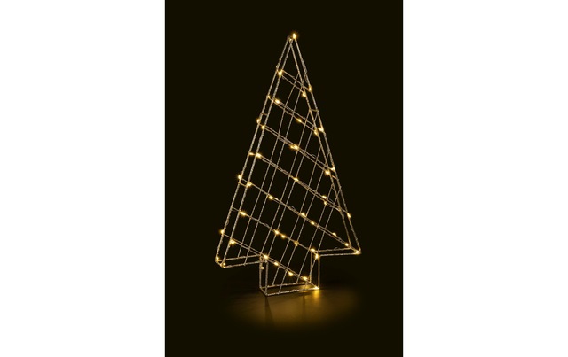STT LED Dekofigur »Fensterhänger Svenja Star 3D Tree« Warmweiss