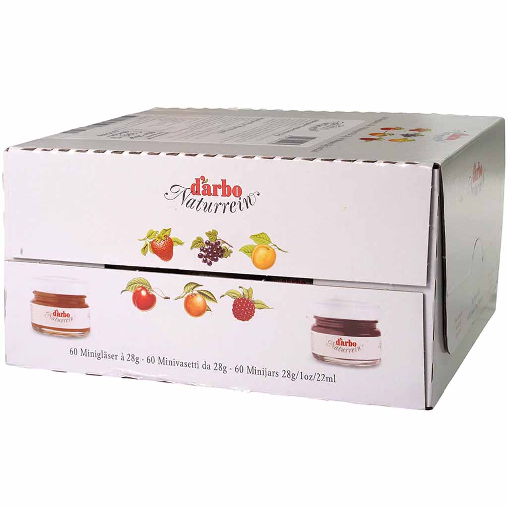 Darbo Naturrein Konfitüre extra Schwarze Johannisbeere Minigläser 60x28g=1680g MHD:5.11.25