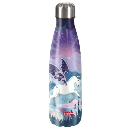 Step by Step Isolierte Edelstahl-Trinkflasche 