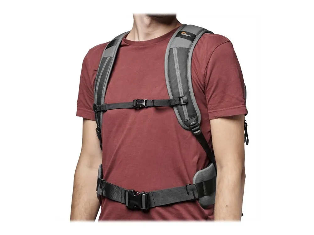 Lowepro Flipside 400 AW III - Rygsæk til digitalkamera med objektiver - 600D ripstop polyester, 600D polyester, 150D 148T polyester Canvex - mørkegrå - 15