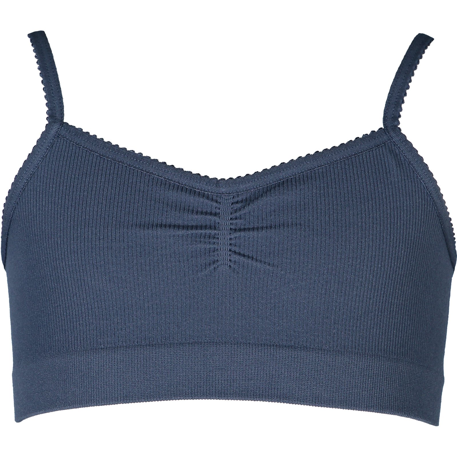 Mädchen-Bustier Rib seamless, 2 Stück grün