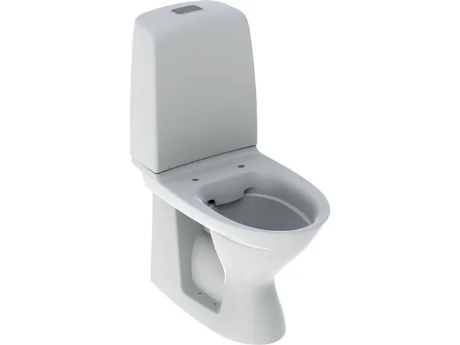 Ifö Spira Rimfree toilet med lukket S-lås, Sensor batteridrift.