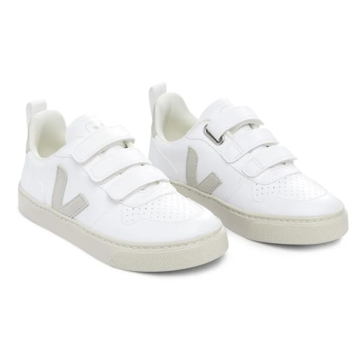 Veja Baskets V-10 Scratchs Cuir | Blanc