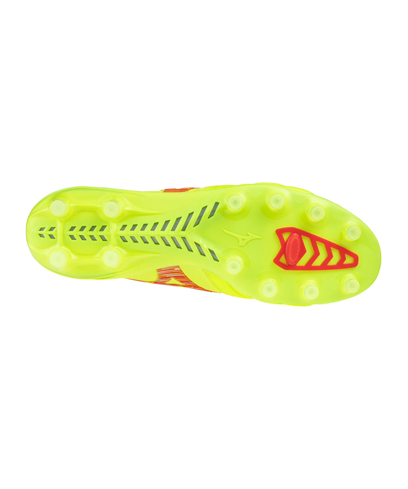 Mizuno Morelia Neo IV Alpha Made in Japan FG Dyna Gelb Rot Gelb F45