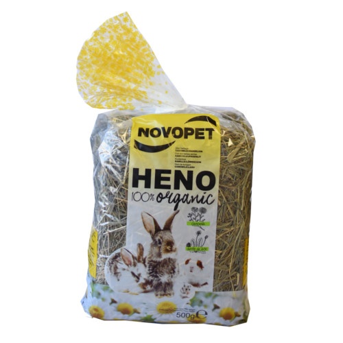 Feno de camomila Novopet para coelhos