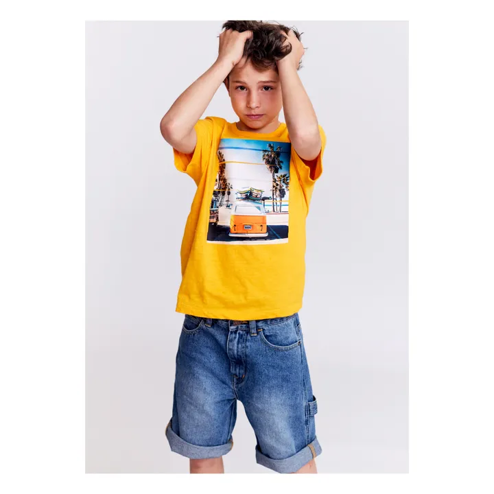 AO76 T-shirt Mat Van | Jaune