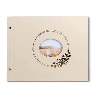 Exacompta Ringflower - Album photo - 40 pages - 37 x 29 cm - latte