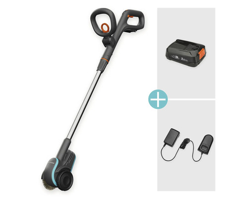 GARDENA EasyWeed 1800 18V accu voegenborstel incl. 2,0 Ah accu en lader
