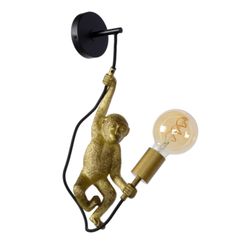 Lucide EXTRAVAGANZA CHIMP wandlamp Zwart