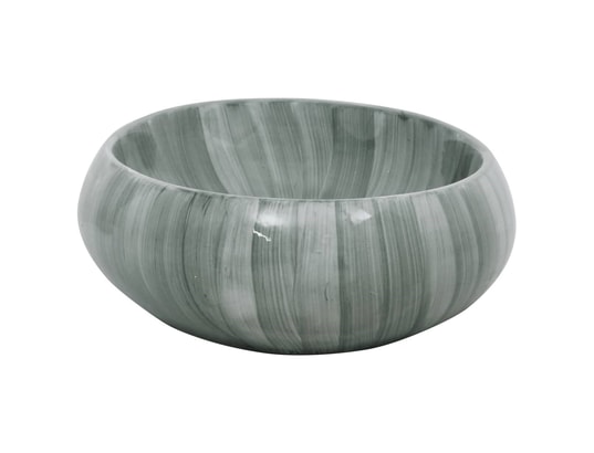 VIDAXL - Vasque à poser vert ovale 59x40x15 cm céramique