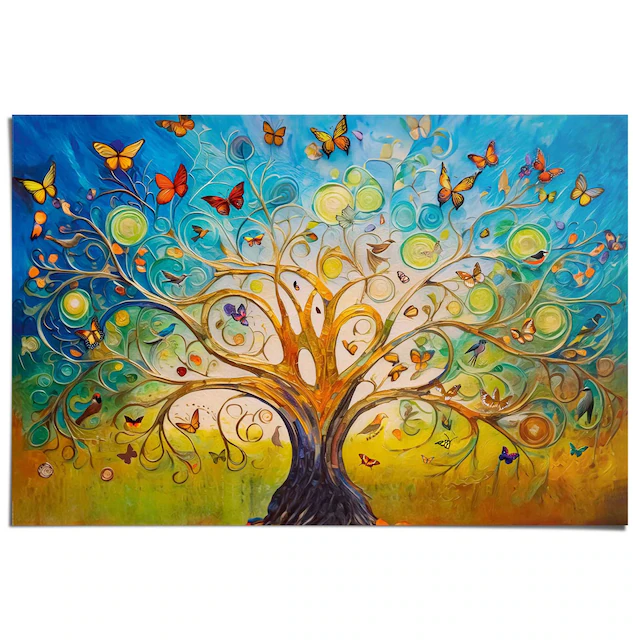 Reinders! Poster »Colourful Tree of Life«