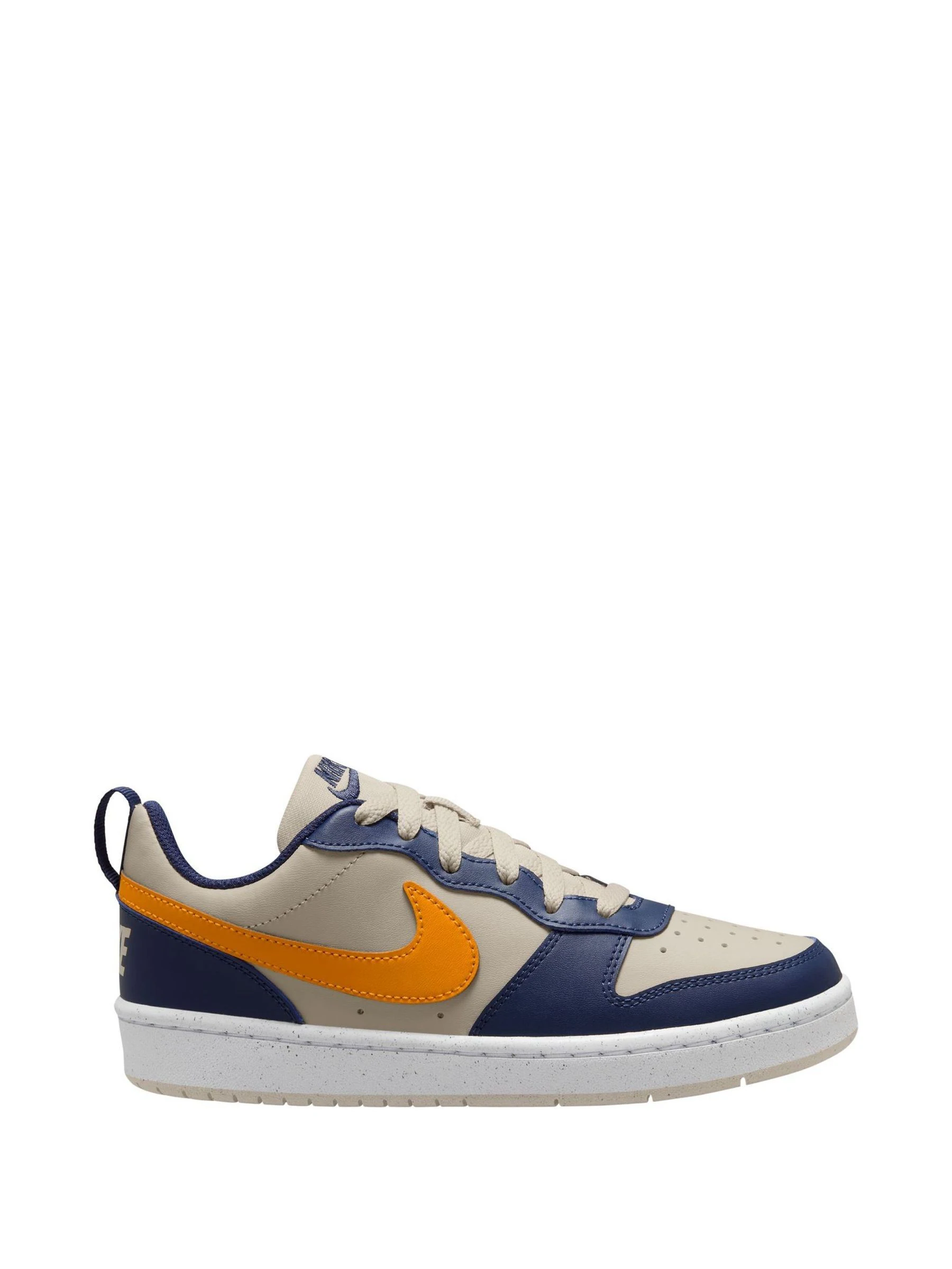 Marineblauw Natuurlijk Oranje - Nike Youth Court Borough Low Recraft sneakers