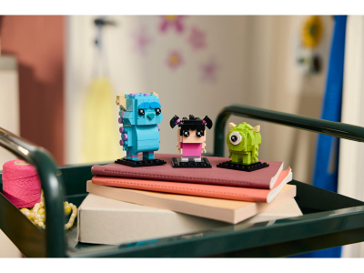 LEGO Figuren van Sulley, Mike en Boe (40861)