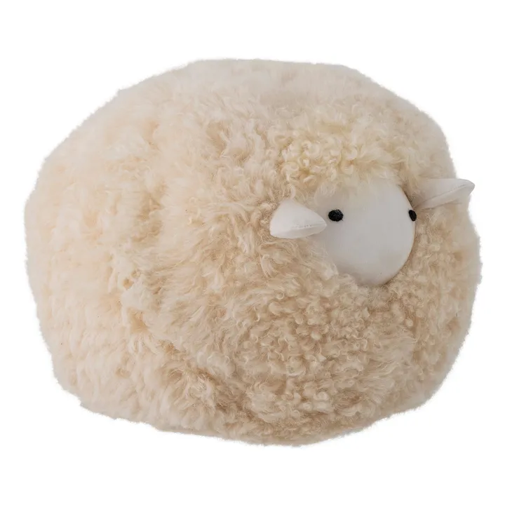 Bloomingville Mini Pouf mouton Rubert en laine