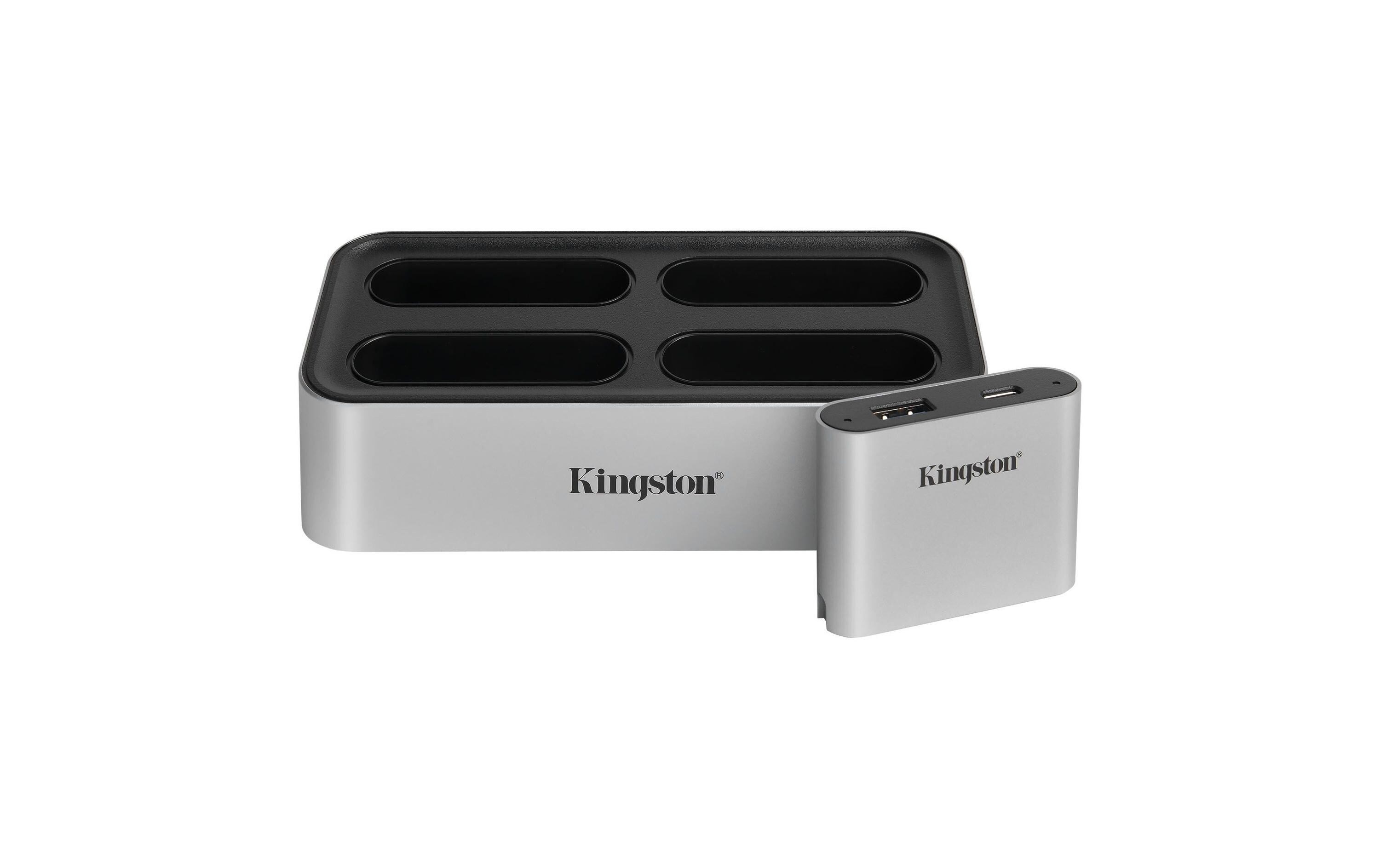 Workflow Station Dock und USB miniHubDockingstation für vier Workflow Lesegeräte inkl. USB miniHub