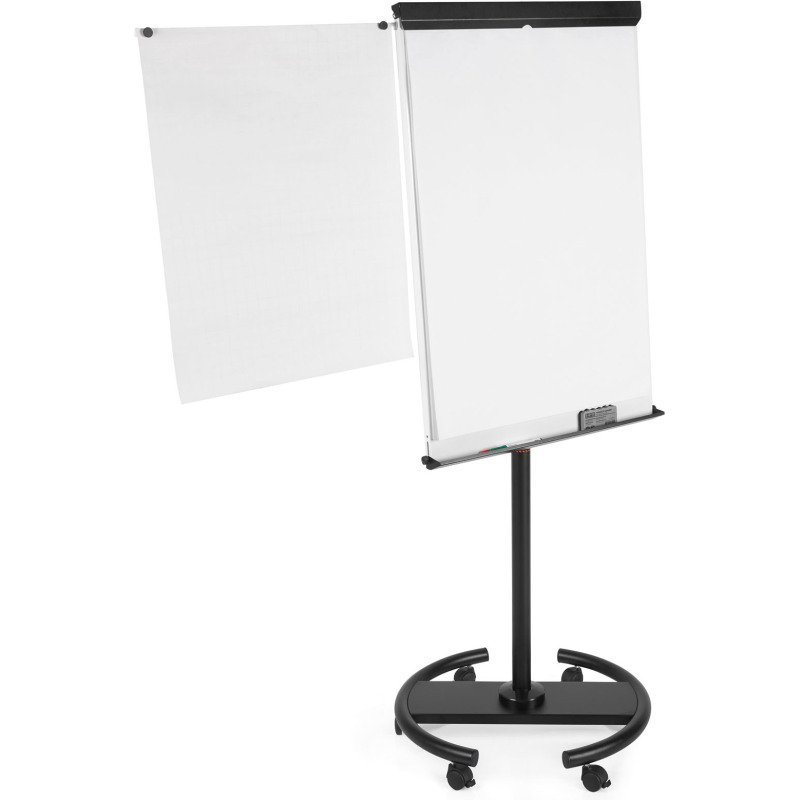 Paperboard - chevalet de conférence mobile convertible Bi-Office 70 x 100 cm