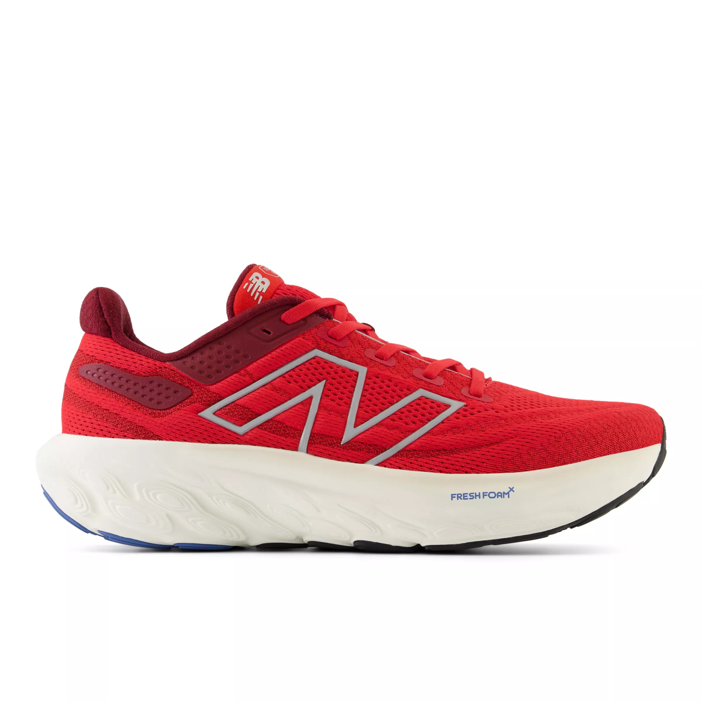 Fresh Foam X 1080 v13 True red con mercury red e silver metallic
