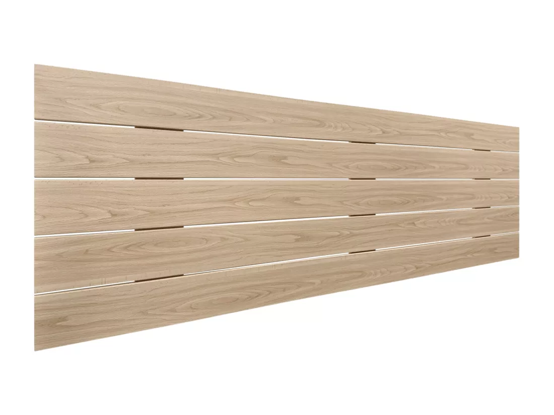 DHOME Tête de lit en bois recyclé DM Style Palette Horizontale 160x46cm Lits 150/160 - Bois Naturel