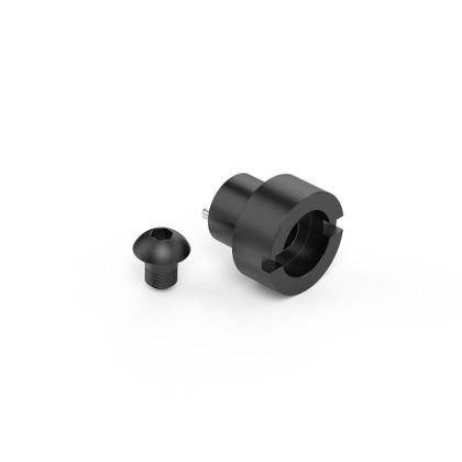 Support Rétroviseur Rizoma adaptateur rétroviseur embout de guidon BS762B - Noir