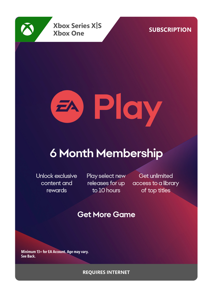 EA Play 6 Month Membership- Xbox One